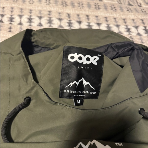 DOPE Men's Olive Performance Jacket - Picture 4 of 4